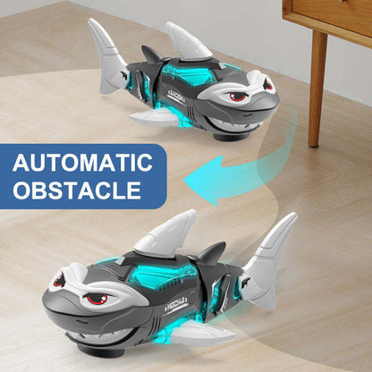 Electric Mechanical Shark Toy with Light and Music