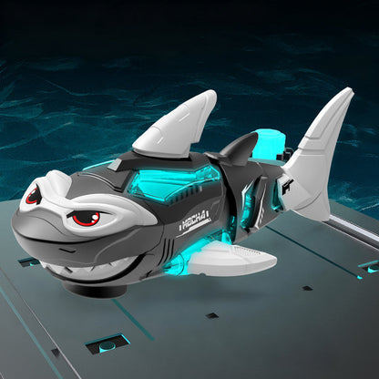 Electric Mechanical Shark Toy with Light and Music
