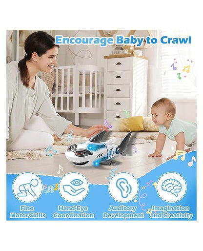 Electric Mechanical Shark Toy with Light and Music