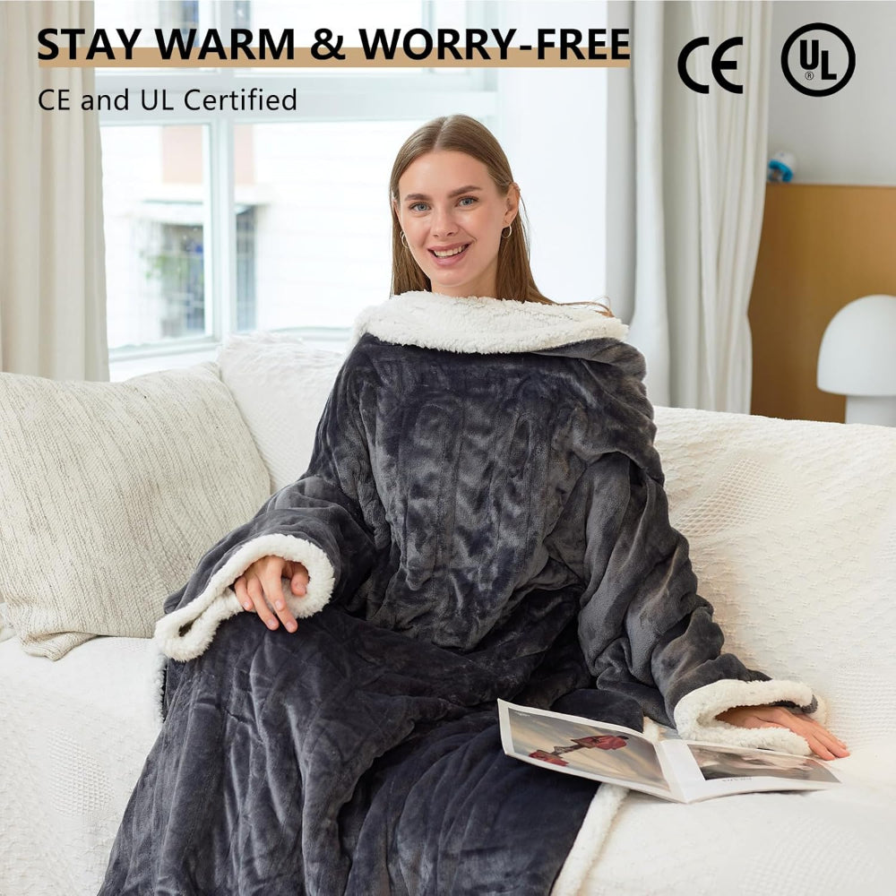 Heated Electric Blanket Sleeves with Temperature Control