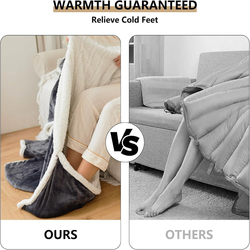 Heated Electric Blanket Sleeves with Temperature Control
