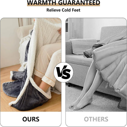 Heated Electric Blanket Sleeves with Temperature Control