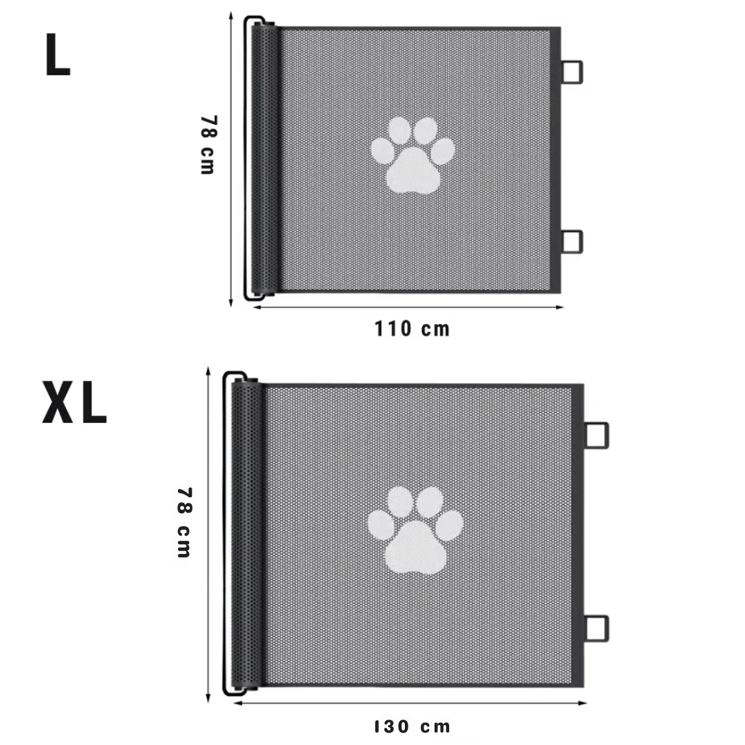 Pet Safety Net for Door and Stairs No Drill Installation