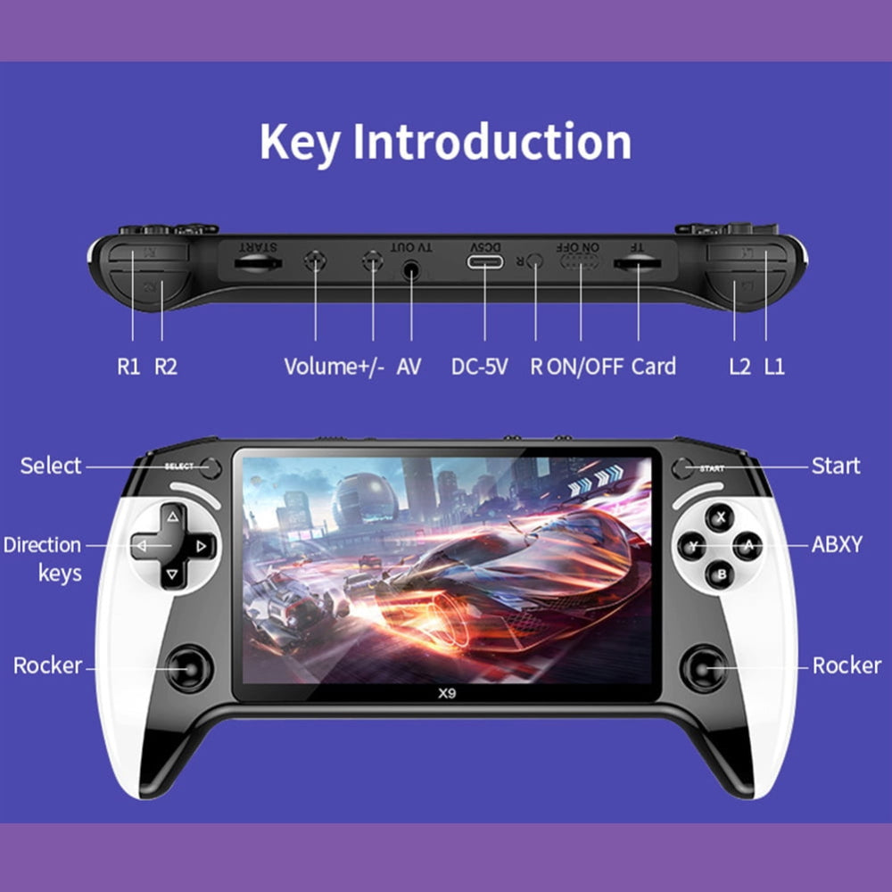 Portable Handheld Game Console Retro Video Game Player