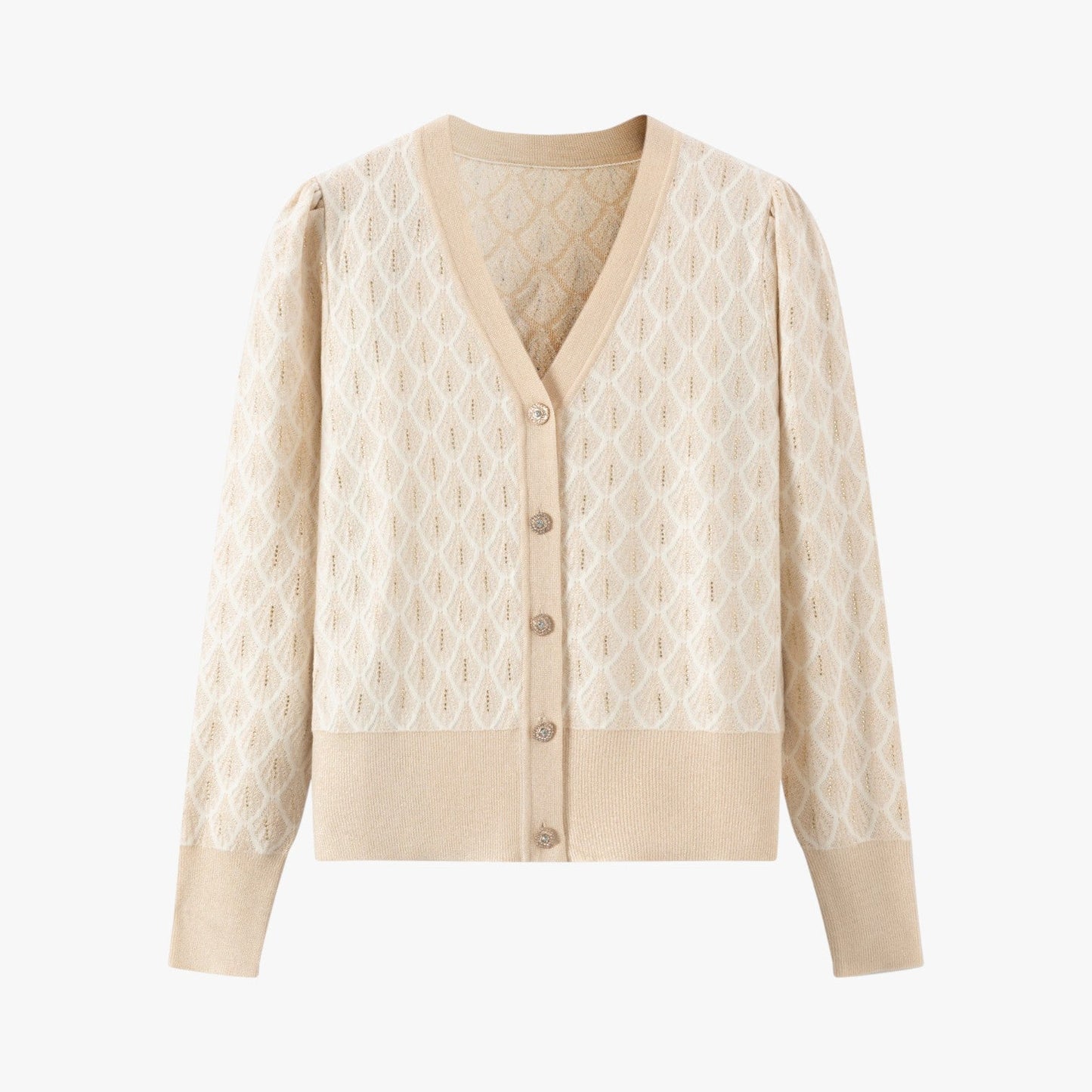 Women's  Casual Style Sequined Cardigan