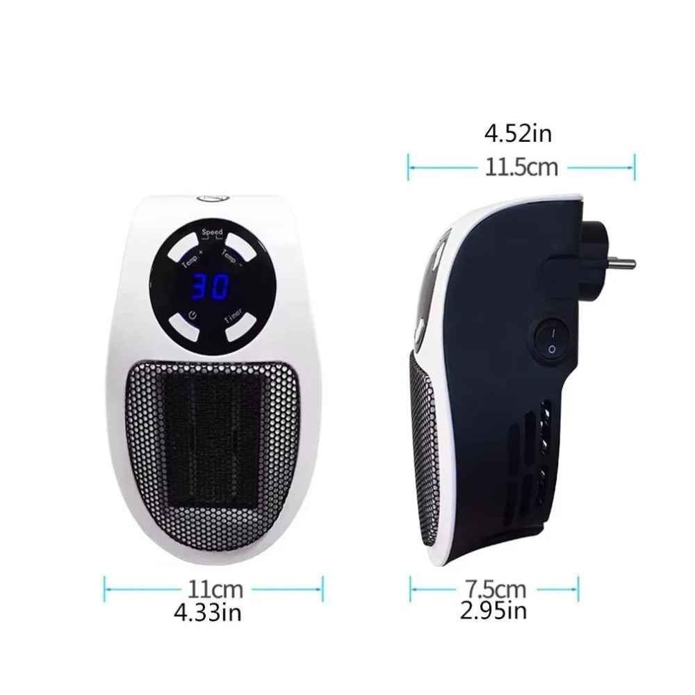Mini Electric Wall Heater with Remote Control