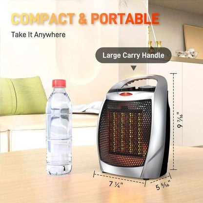 Indoor Space Heater with Temperature Sensor Thermostat