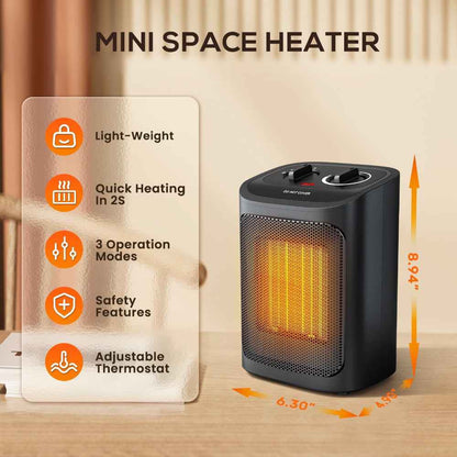 Electric Space Heater Portable Heater Fan Heater Radiant Heater