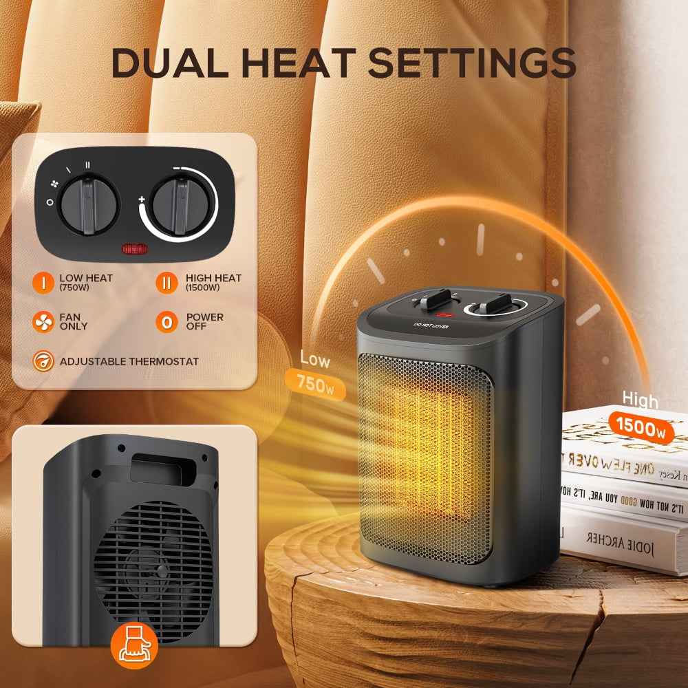 Electric Space Heater Portable Heater Fan Heater Radiant Heater