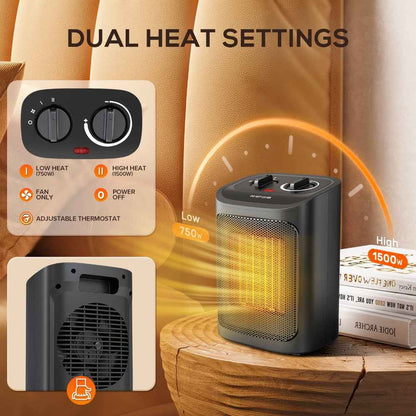 Electric Space Heater Portable Heater Fan Heater Radiant Heater