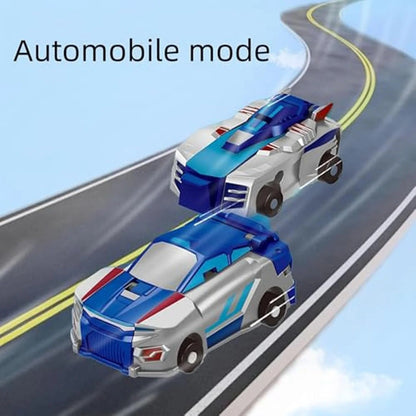 Kids Transformer Car Dinosaur Toy Set Magnetic