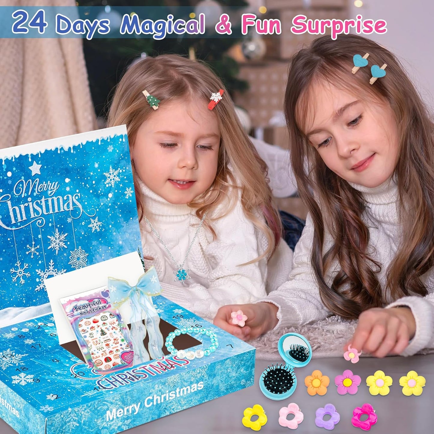 Kids Jewelry Advent Calendar Blind Box Set