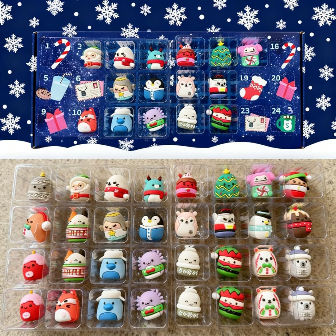 Kids Advent Calendar 2025 Dolls Blind Box 24 Toy Set