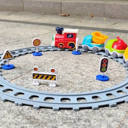 Electric Train Set with Track and Sound Effects