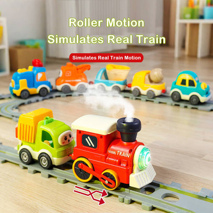 Electric Train Set with Track and Sound Effects