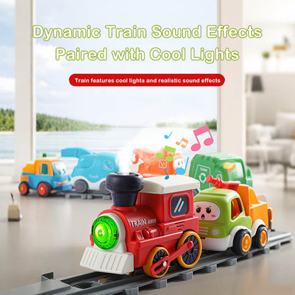 Electric Train Set with Track and Sound Effects
