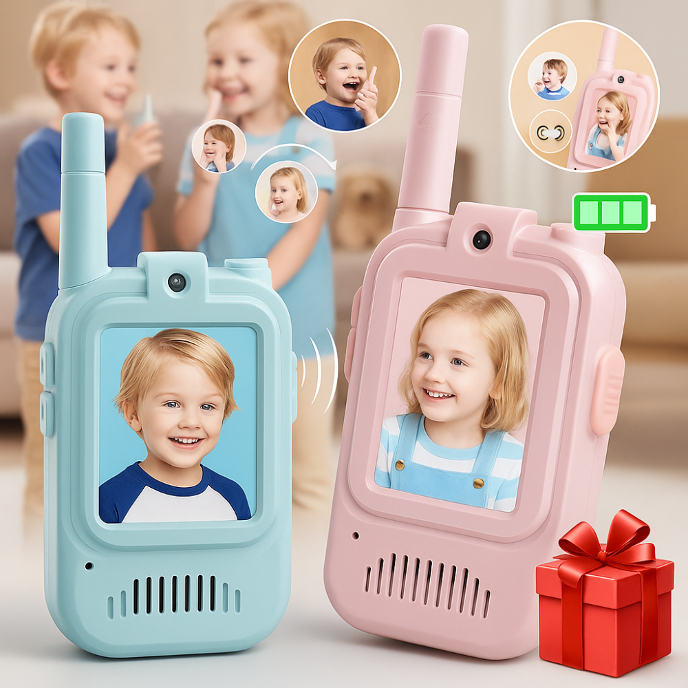 Kids Walkie Talkies Two-Way Video Communication Set
