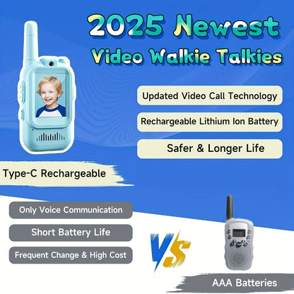 Kids Walkie Talkies Two-Way Video Communication Set