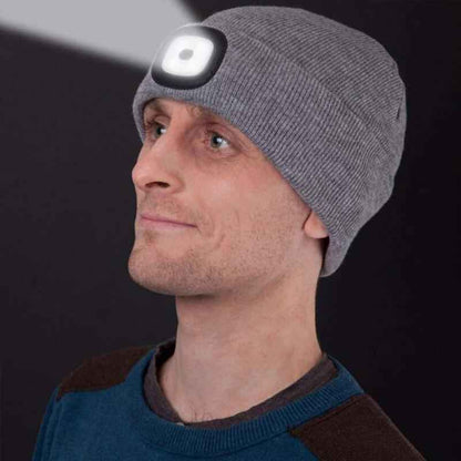 Rechargeable LED Beanie Hat