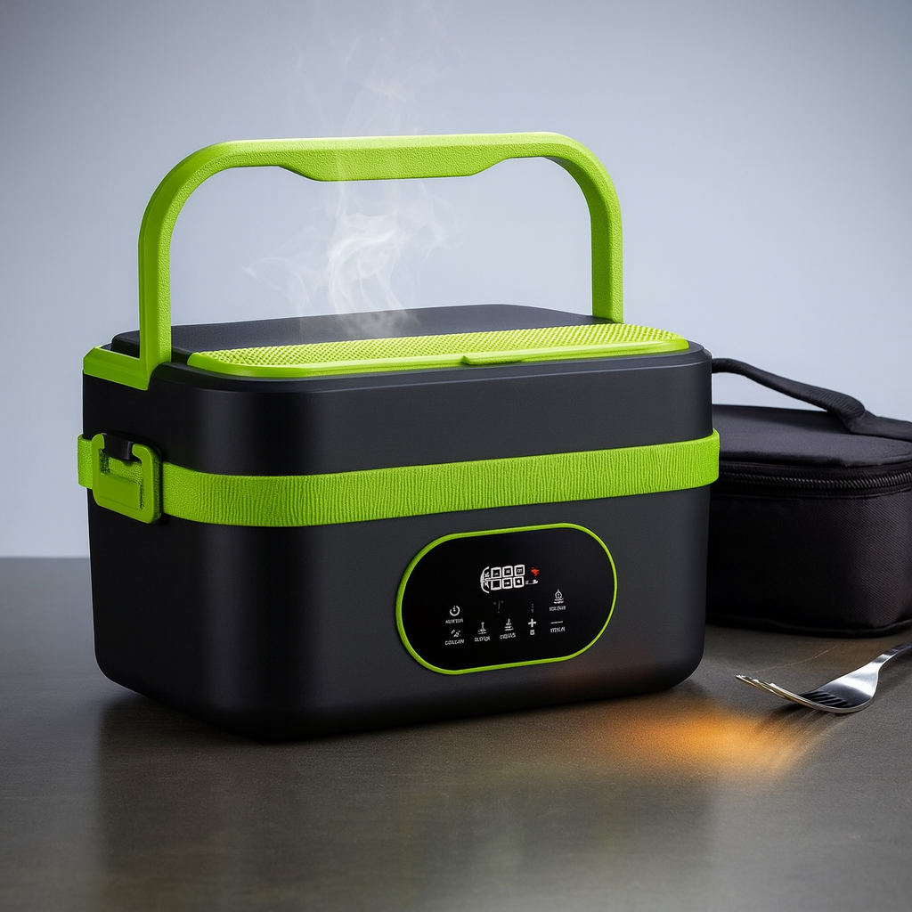 Self-Heating Stainless Steel Lunch Box Food Warmer Portable