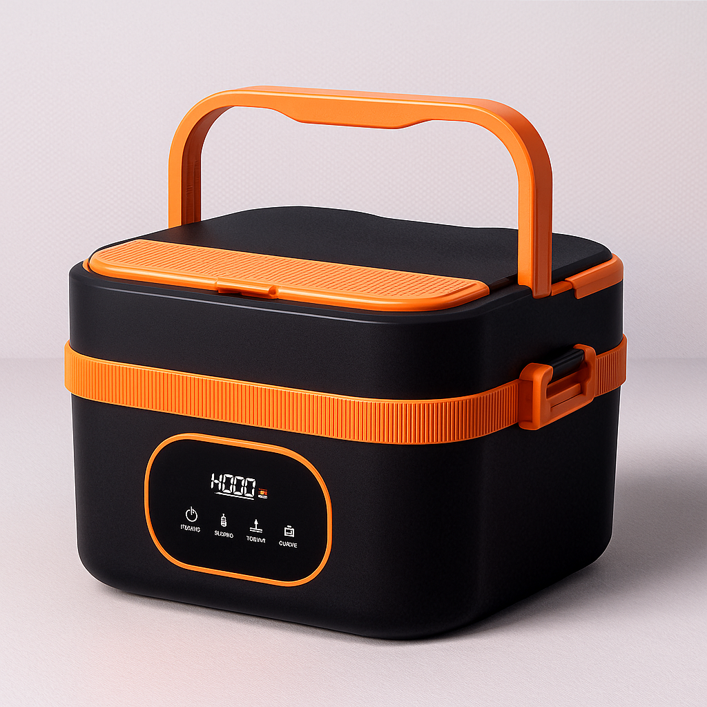 Self-Heating Stainless Steel Lunch Box Food Warmer Portable