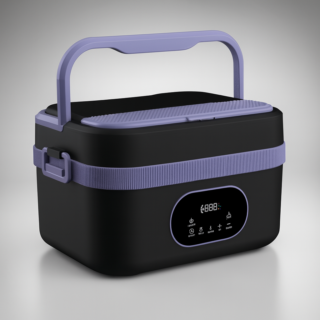 Self-Heating Stainless Steel Lunch Box Food Warmer Portable