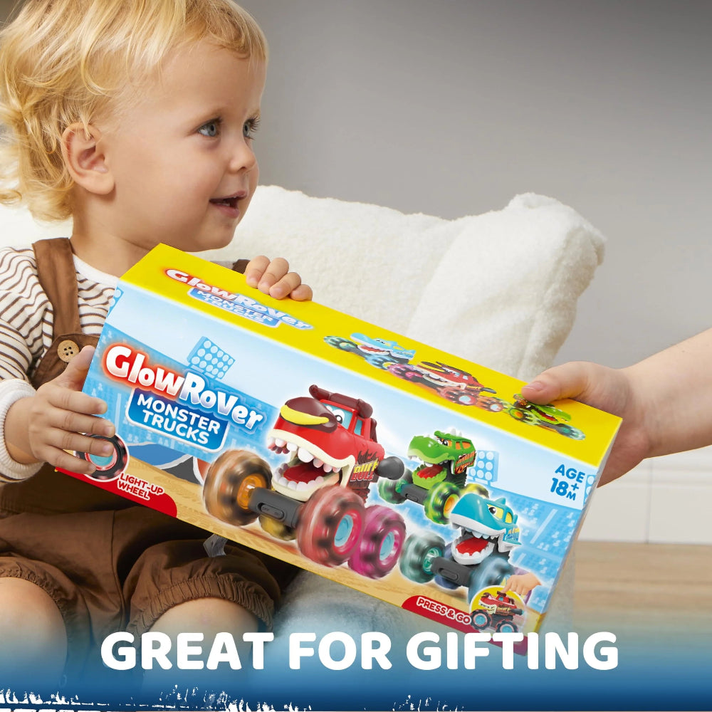 Monster Truck Toy Light Up Cars Set