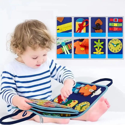 Montessori Activity Book Felt Busy Book for Toddlers Preschoolers
