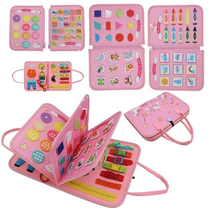 Montessori Activity Book Felt Busy Book for Toddlers Preschoolers