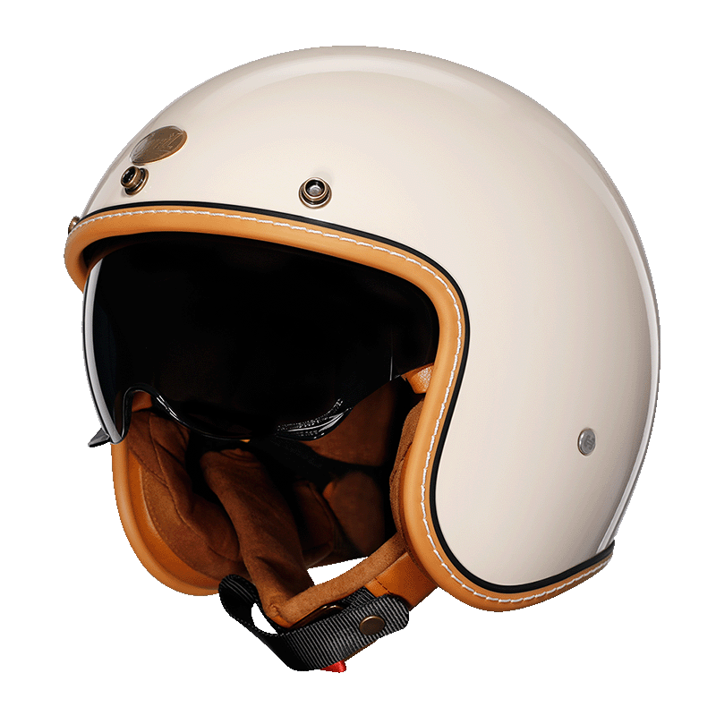 Open Face Helmet Retro Design ABS EPS Foam Safety Helmet