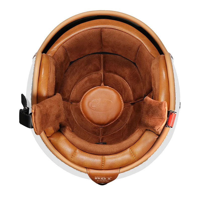 Open Face Helmet Retro Design ABS EPS Foam Safety Helmet