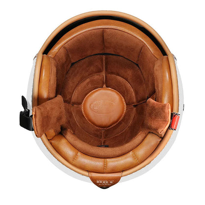 Open Face Helmet Retro Design ABS EPS Foam Safety Helmet