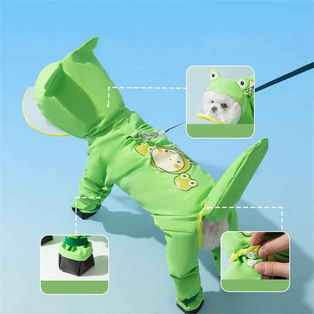 Dog Raincoat Waterproof Full Body Coverage