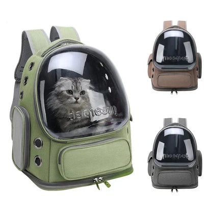 Cat Carrier Backpack Transparent Design