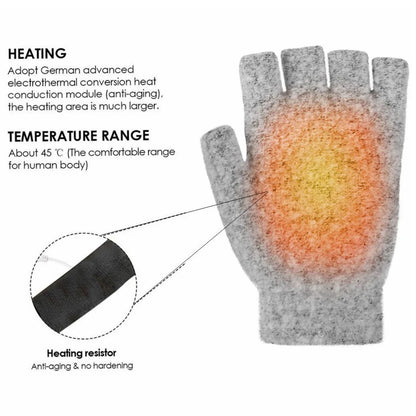 USB Heated Gloves for Hand Warmth