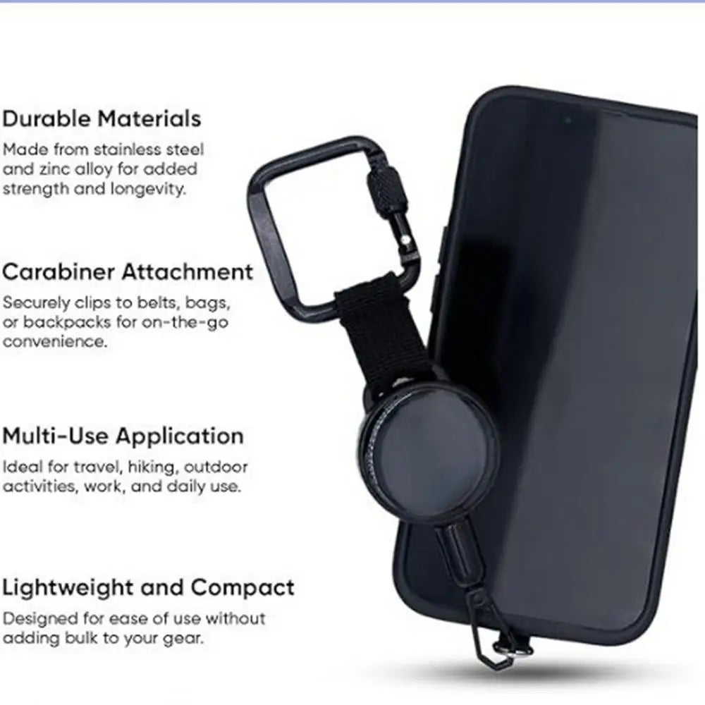 Retractable Phone Security Holder Anti-Theft Clip Mount