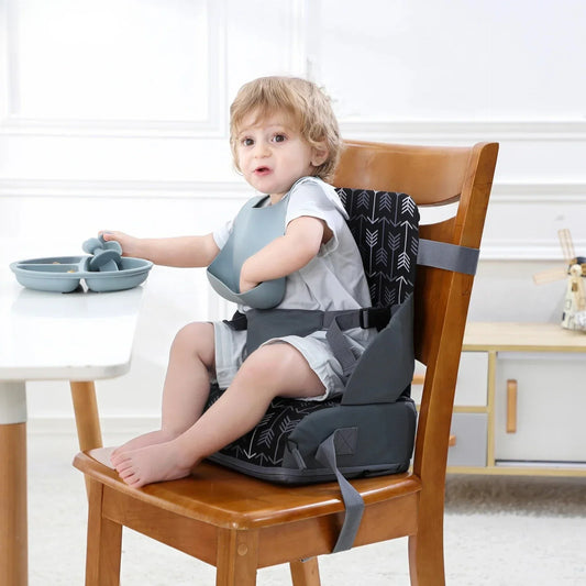 Portable Foldable Baby Dining Chair High Cushion Seat