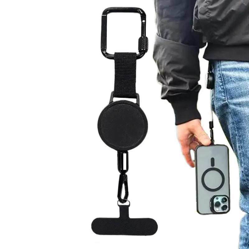 Retractable Phone Security Holder Anti-Theft Clip Mount