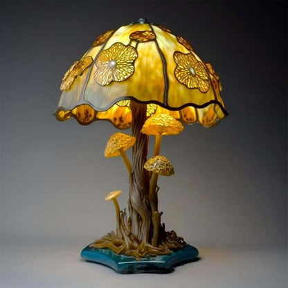 Stained Glass Mushroom Table Lamp 9 Styles