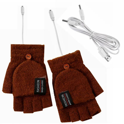 USB Heated Gloves for Hand Warmth