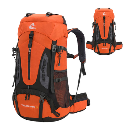 Hiking Backpack 60L Trekking Pack Ergonomic Design