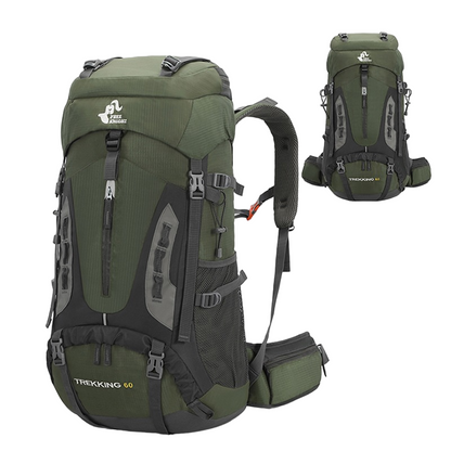 Hiking Backpack 60L Trekking Pack Ergonomic Design