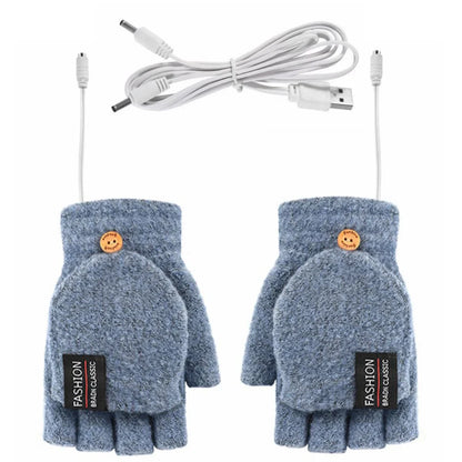 USB Heated Gloves for Hand Warmth