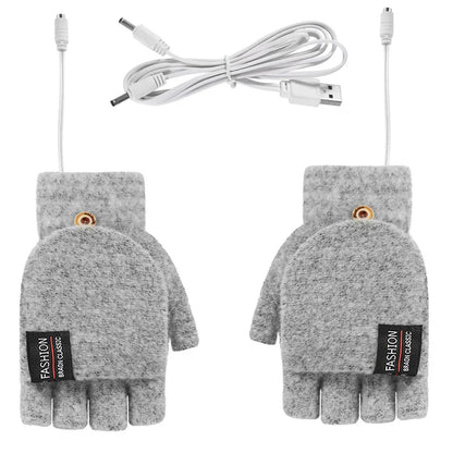 USB Heated Gloves for Hand Warmth