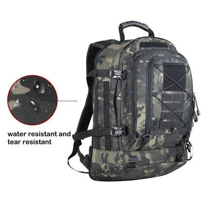 Tactical Backpack Expandable Waterproof Rucksack