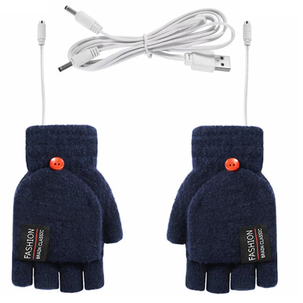 USB Heated Gloves for Hand Warmth