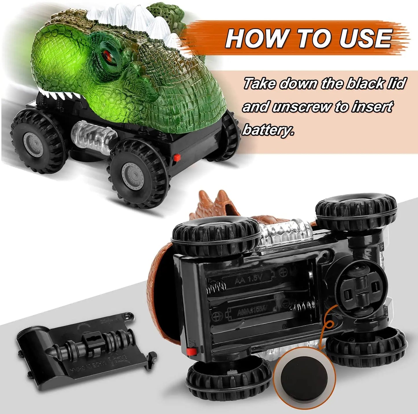 Dinosaur Toy Car Electric Interactive Tyrannosaurus Rex Model