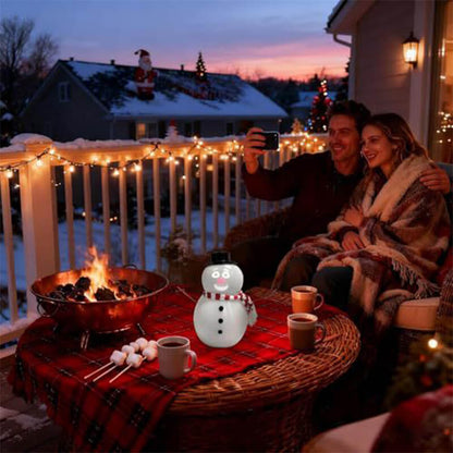 Snowman LED Speaker USB Charging Toy