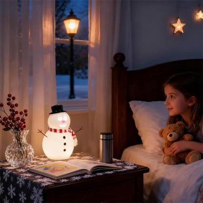 Snowman LED Speaker USB Charging Toy