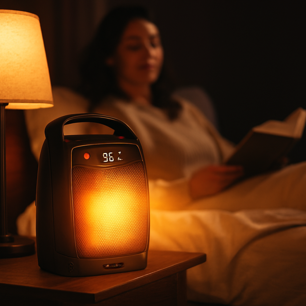 Remote-Controlled Ceramic Space Heater with Temperature Control